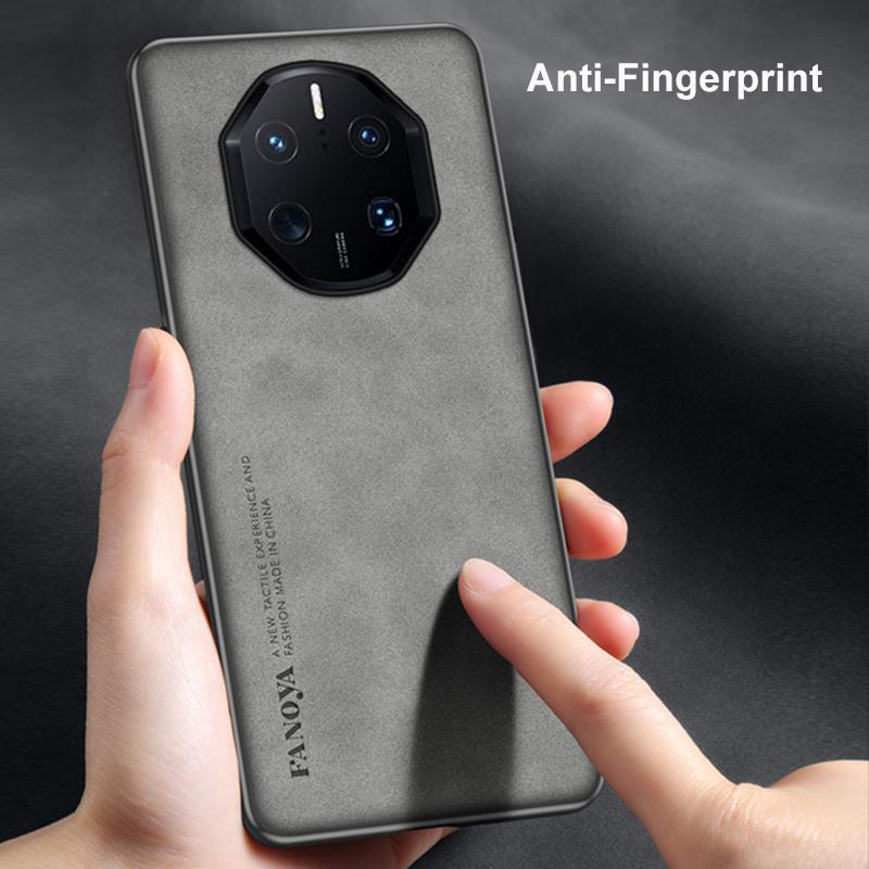 Luxury PU Leather Case For Huawei Mate 50 RS 30 40 Pro Plus Cover Matte Silicone Phone Case For Huawei Mate 10 20 RS 9 Pro 20X