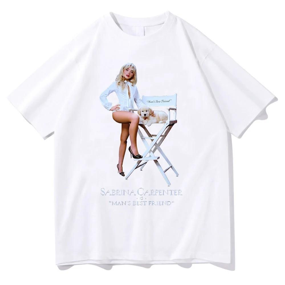 Sabrina Carpenter Best Friend Tshirt Unisex Y2k Harajuku Cotton Summer Fan Tee S