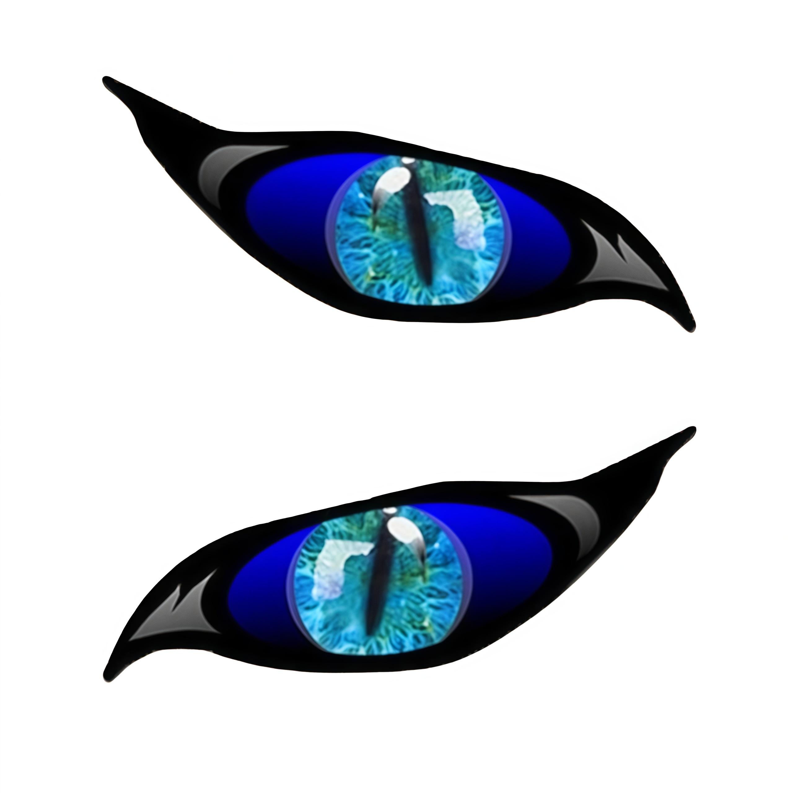 

Автомобильная наклейка 3D Глянцевый синий глаз дракона - Для зеркала заднего вида, бокового зеркала, Привлекательная наклейка-глаз мифического существа