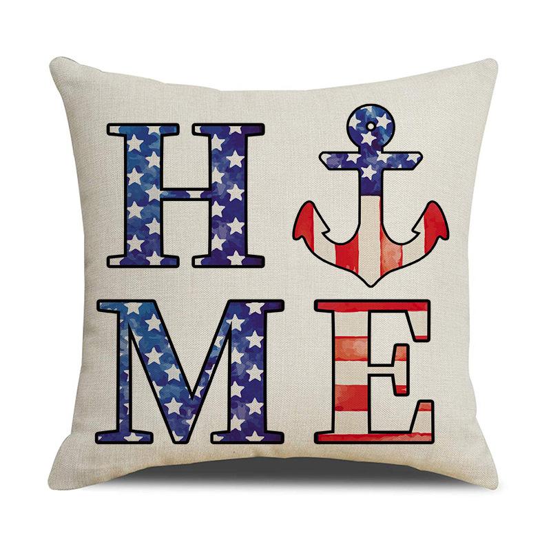 4 Stück/Set Amerikanischer neuer Buchstabendruck Kissenbezug Modern minimalistisch Sofakissen Heimdekoration Sitzkissen ohne Kissenkern
