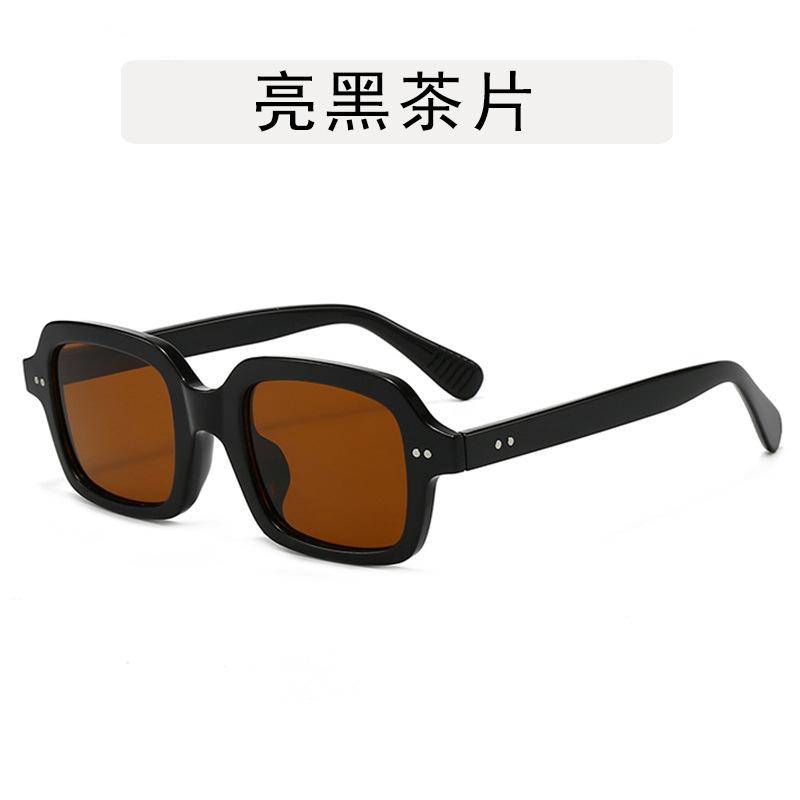 

Высококачественные мужские солнцезащитные очки с заклепками, квадратной формы, модные солнцезащитные очки для вождения, походов, женские солнцезащитные очки