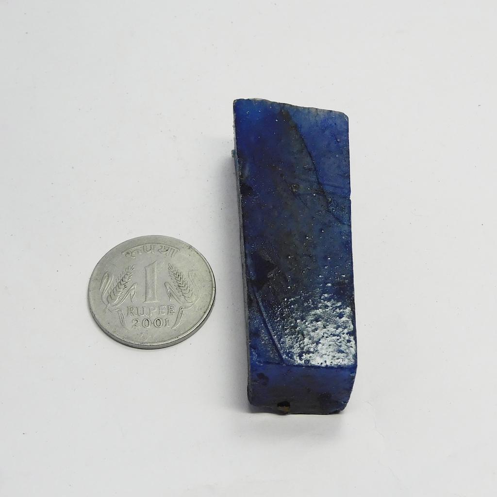 Natural Blue Sapphire Loose Gemstone 226 ct Uncut Rough September Birthstone for Gem Collections