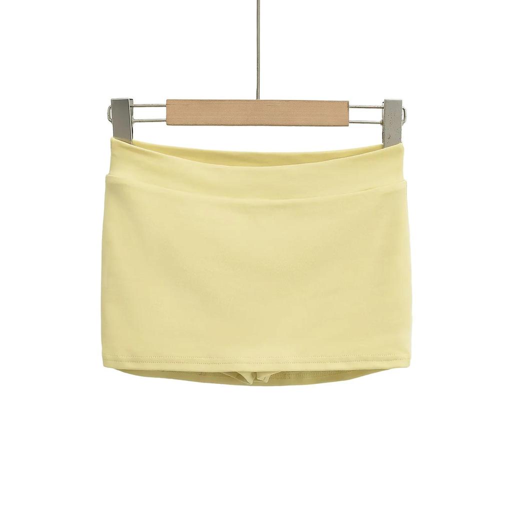Pure Desire Women's Spring/Autumn Low-Waist Hip-Hugging Midi Skirt