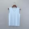 Men's Seamless Ice Silk Quick-Dry V-Neck Sleeveless Vest