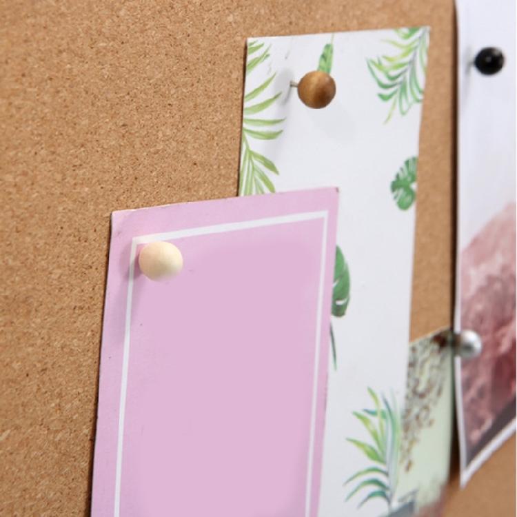 50 Holz-Stecknadeln Holz & Metall-Stecknadeln Minimalistische Designs Reißzwecken für Klassenzimmer oder Büro Zur Verbesserung der Organisation