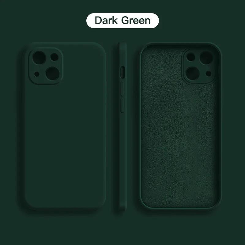 Fashion colorful Liquid Silicone Case For iPhone 16 15 14 13 12 11 Pro Max  X XR XS Case For iPhone 16 7 8 Plus SE  Cover