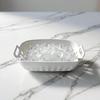 Cesta de Gelo de Reposição para Máquinas de Gelo da Série HZB Design de Grade Ventilada Bandeja de Gelo Mantém o Gelo Seco e Fresco Instalação Sem Ferramentas Plástico Seguro para Alimentos
