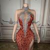 2026 Spring Arrival: Pink Sequin Mermaid Evening Gown for Banquets and Events