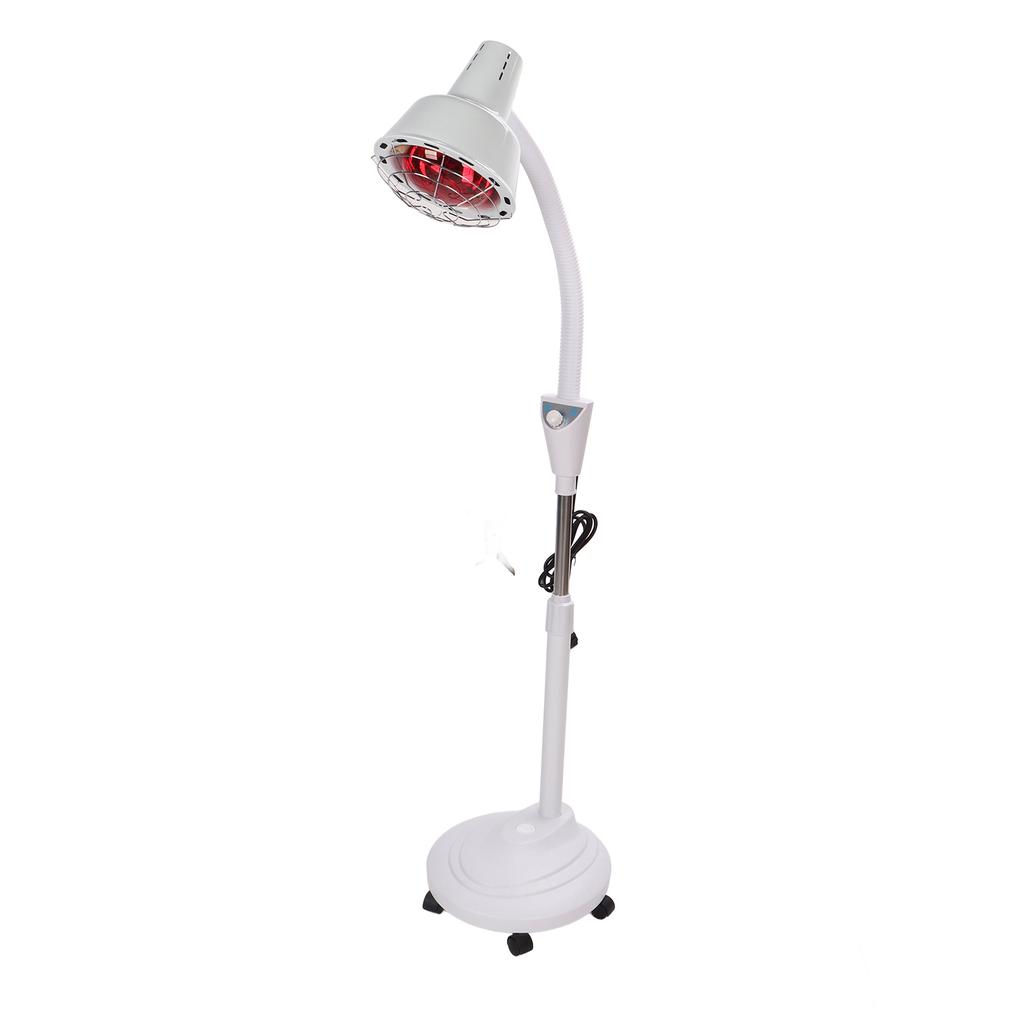 275W Infrared Heating Therapy Lamp Pain Relief Floor Stand Adjustable Skin Care Lamp