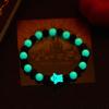 Halloween Luminous Beaded Bracelet For Women Girl Pumpkin Ghost Bracelets Jewelry Party Gifts