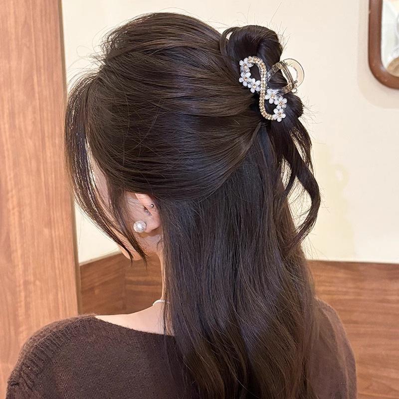 2025 Elegant Large Hair Clip for Women - Chic Shark Design for Thick Hair