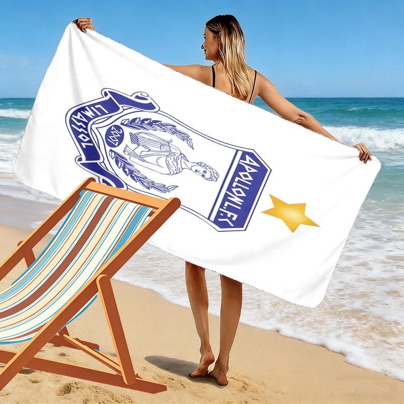 Apollon Limassol FC Print Beach Towel, Large Soft Quick Dry Towel for Beach Camping Swimming