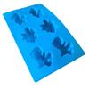 Dinosaur Chocolate Mold 6-Cavity Non Stick Silicone Ice Cube Tray Flexible Jelly Ice Cube Molds High Low Temperature Cheesecake Pudding Molds