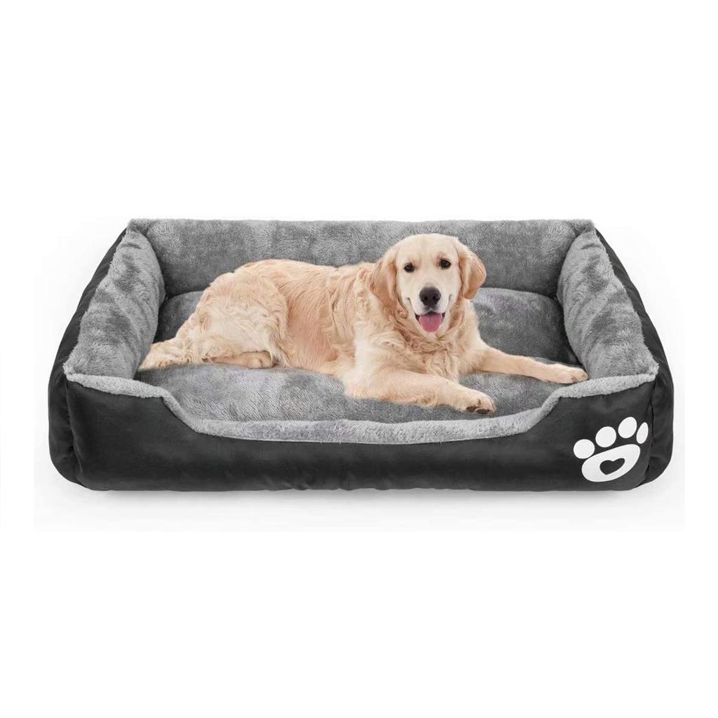 Square Comfortable Double Sided Available Large Pet Dog Sofa Bed 19 Colors Picture Memory Foam Pet Bed Solid Stocked