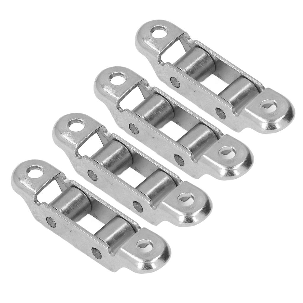 4PCS Stainless Steel Pulley Double Drive Low Noise Rollers Sliding Door Window Fittings