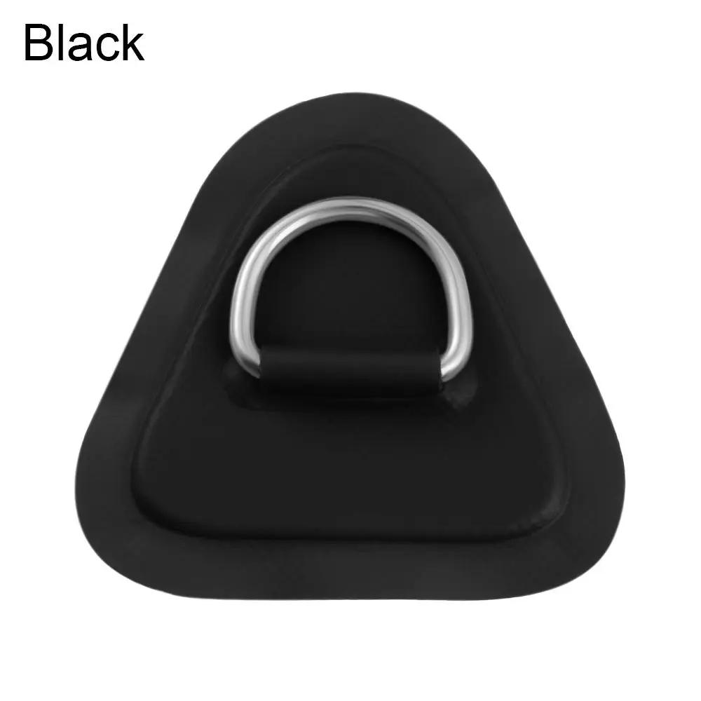 1/4Pcs Surfboard Dinghy Boat PVC Patch With Stainless Steel D Ring Deck Rigging Sup Round Ring Pad 5M Bungee Rope Kit Accessorie