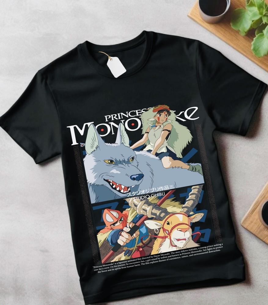

Princess Mononoke Tee - Hayao Miyazaki - Studio Ghibli Shirt Unisex Shirt 4XL