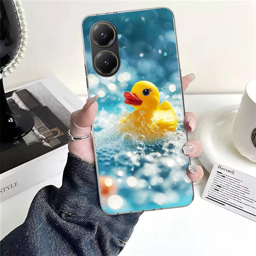 

Rubber Ducks Swimming Pool Soft Phone Case For Xiaomi Redmi 15C 15 13C 13 Poco X5 X6 X7 F7 Ultra M7 12C 12 10 10C 9C 9A 9T 9 Fun Redmi 9A