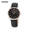 RENOMA Maverick Men's Leather Watch Modern Black RE600ABK