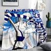 Kks Lech Poznan Print Flannel Blanket, High Quality Comfortable for All Seasons, Home Decor, Warmth and Comfort, Perfect for Christmas Gifts60