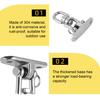 Ceiling Mount Swing Hanger with Screws Heavy Duty 360 Degrees Swivel Indoor Outdoor Porch Yoga Swing Hammock Hanging Chair Ceiling Hook
