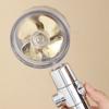 Shower Head Water Saving Flow 360 Degrees Rotating High Pressure Spray Nozzle
