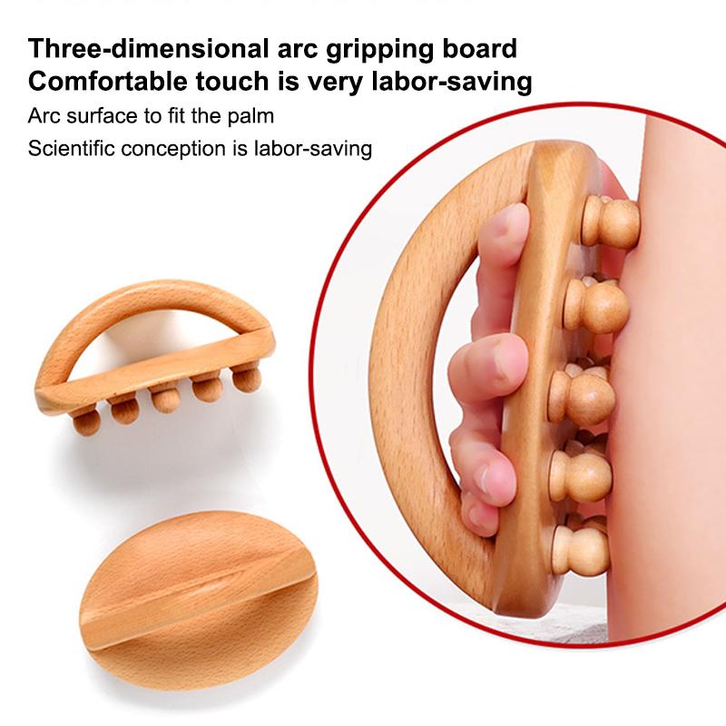 Wood Therapy Fascia Release Massage Tools Wooden Massage Brush Gua Sha Body Sculpting Tool Smooth The Meridians And Massage