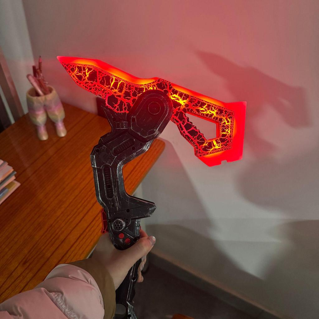 Children's Colorful Luminous Sword & Axe Transforming Toy