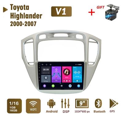 2 Din Android Car Radio Multimedia Video Player For Toyota Highlander 2000-2007 Navigation GPS WIFI Head Unit 1+16GB