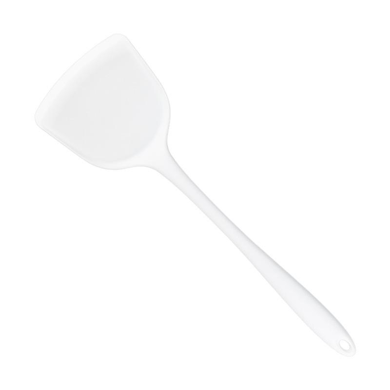 Silicone spatula non-stick pan cooking shovel high temperature resistant household frying shovel cooking spoon frying fish shovel kitchen silicone
