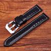 The First Layer Of Needle Pattern Leather Strap Is Suitable For Pena L Sea 18Mm 26Mm Perforated And Breathable Retro Strap.