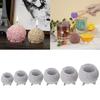 Large Silicone Candle Mold for DIY Flower Rose-Ball Shape Scented Candle Wax Mold Handmade Plaster Resin Soap Craft Mold