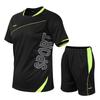 Ensemble Sport d'Été pour Homme T-shirt Respirant à Séchage Rapide et Short Ensemble Deux Pièces
