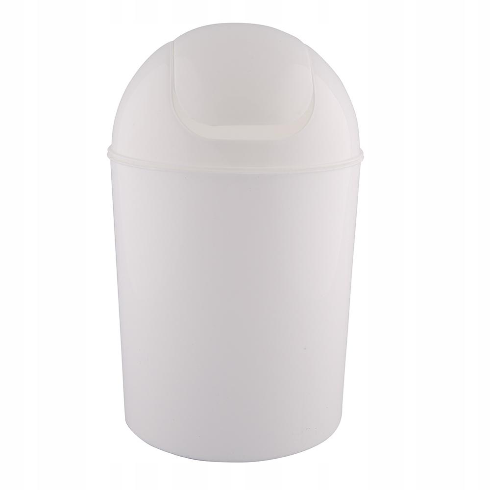 Oscar 7l tilting waste bin white