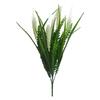 Artificial Five-Head Nine-Tail Grass Faux Plant Decorative Greenery for Home Office Tabletop Arrangement and Indoor Outdoor Display