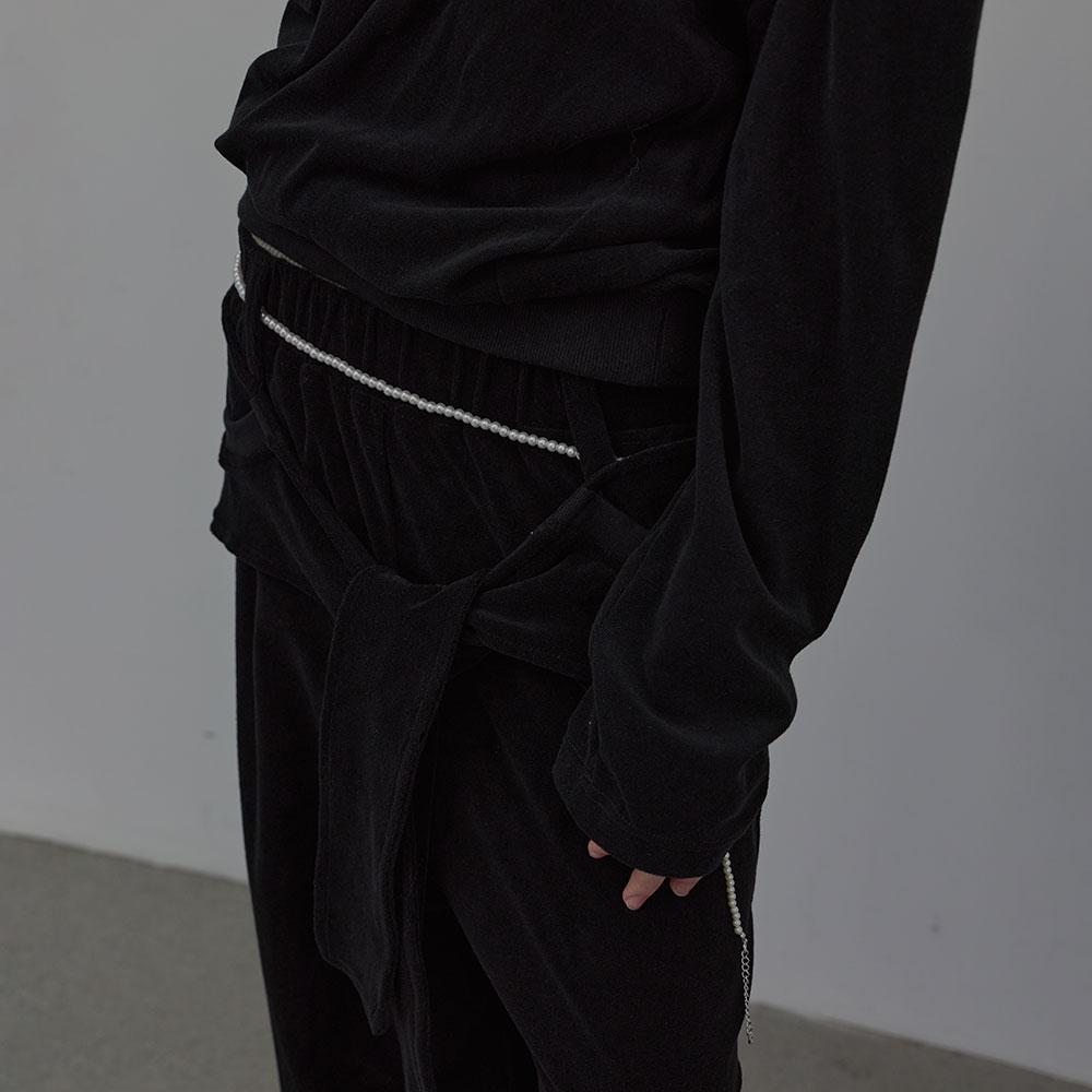 LCDC™ Tied Detail Jersey Pants (Black)
