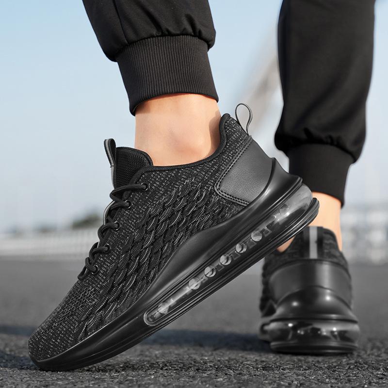 New Road Running Shoes Men Air Cushion Outdoor Sport Shoes Breathable Trainers Shoes Jogging Shoes Sneakers Men Large Size 39-48