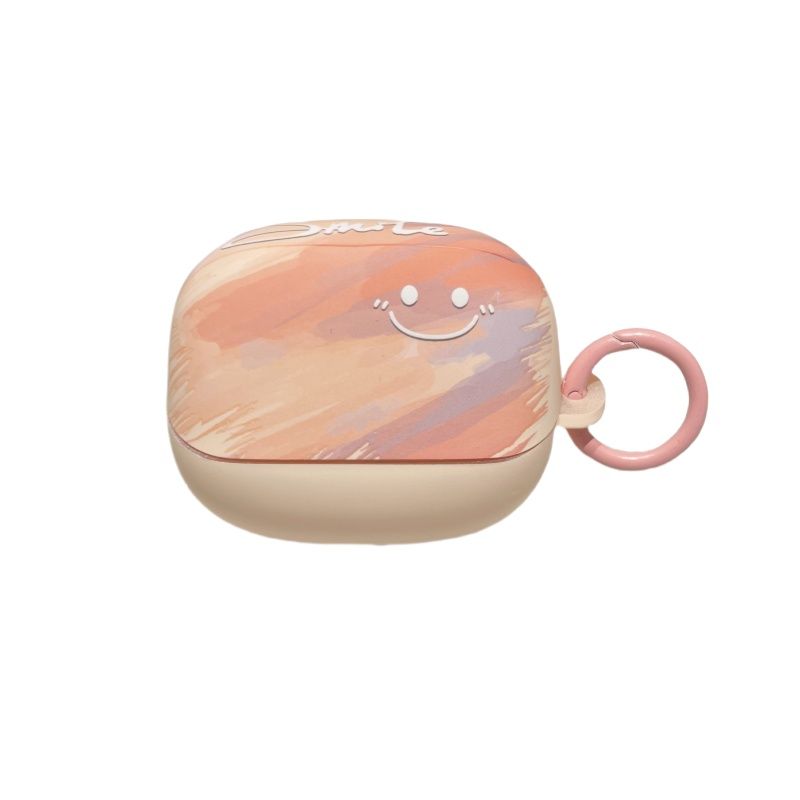 

Защитный чехол Креативный панда Чехол для Bluetooth-наушников Xiaomi Силиконовый Градиентный Чехол для Cloud Buds5 Мягкий Милый Мелок Маленькая Новая Женская Ударопрочная Коробка Xiaomi buds5 Orange Powder Cloud + Pink Ring