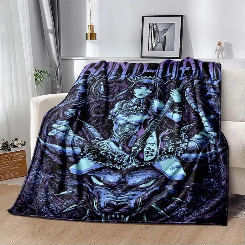 3D Babymetal Combination Printed Blanket,Fashion Soft Cozy Living room Bedroom Sofa Bed Travel Blanket Child Birthday Gift
