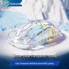 EWEADN Q8 Transparent Crystal Tri-Mode Mouse