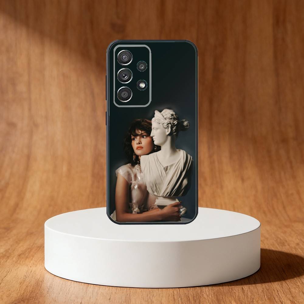 Singer S-Selena Gomez Phone Case For Samsung S25,S24,S21,S22,S23,S30,Ultra,S20,Plus,Fe,Note,10,9,5G Black Cover