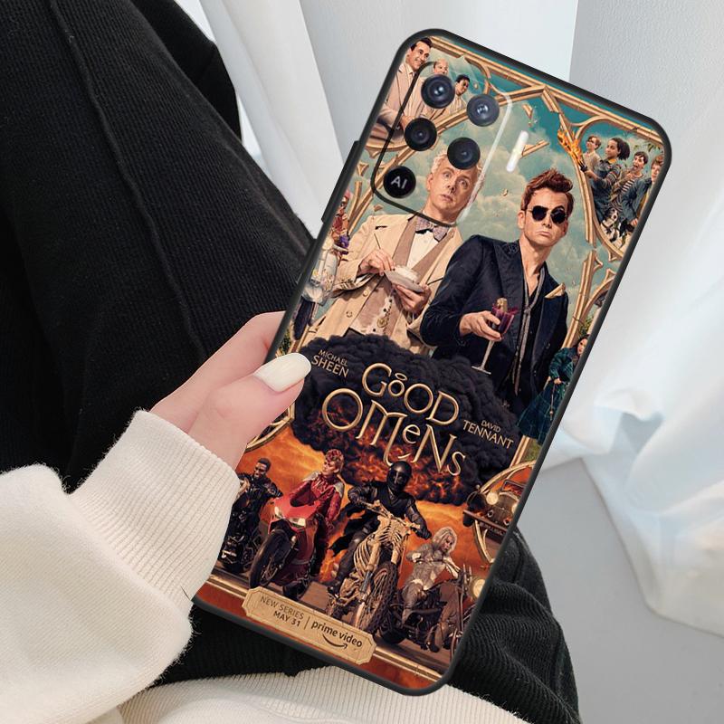 Good Omens Case For Oppo A40 A60 A80 A5 Pro A15 A16 A17 A57 A77 A94 A74 A54 A76 A96 A18 A38 A58 A78 A98