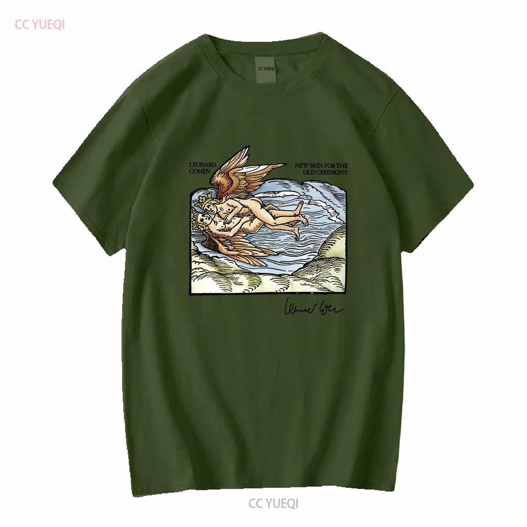 Leonard Cohen New Skin For The Old Ceremony All Size S to 5XL T SHIRT vintage Washed Slightly Unisex streetwear Soft