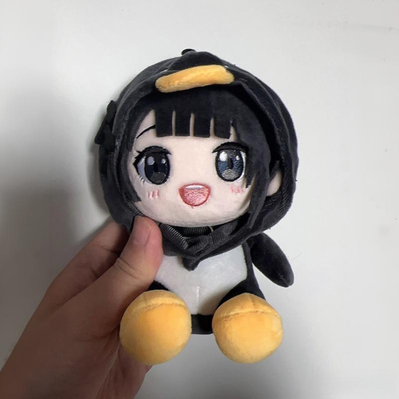15cm Gugu Gaga Schattige Pluche Pop Pinguïn Arknights Endfield Administrator Gugugaga Pluche Spel Accessoire Knuffel Cadeau black