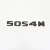 Glossy Black 50S4M 38S4M 40S 60S B550 850S ABS Emblem for Mercedes Benz Brabus S W221 W222 W223 Car Trunk Badge Logo Sticker AV1