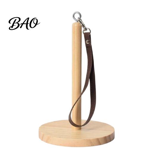 Yarn Management Tool Wooden Wrist Holder, Portable Smooth Rotation Dispenser, Dispenser Hands Free Rack for Knitting And Crocheting Crafting