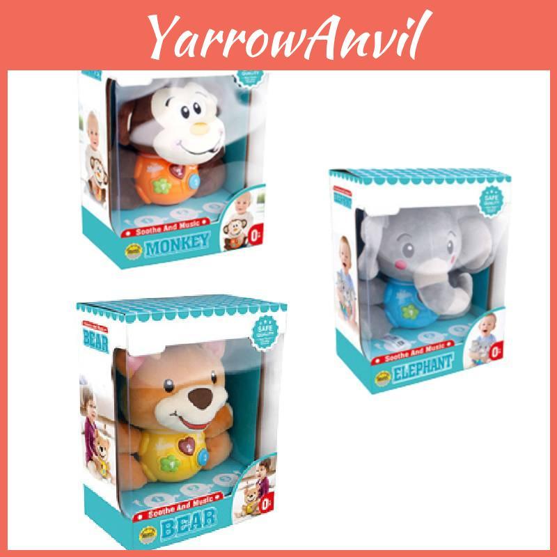 Plush Elephant Music Toy For Soothing Baby's Senses And Stimulating Growth And Development