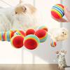 10 Pcs Larger 1.38 "Soft EVA Foam Interactive Indoor Quiet Toy Balls, 35mm Diameter Dog and Cat Toy Balls Quiet Toy for Pets To Play Alone.Kittens