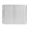Electronic Project Case Silver Aluminum Alloy for Printed Circuit Board 48x204x150mm