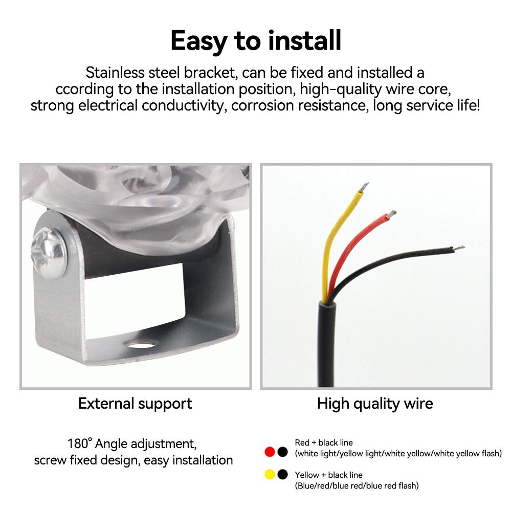 Motorcycle Running 8 Light Modes Lights LED Spotlights Owl/Tiger Shape Fog Lights Colorful Light